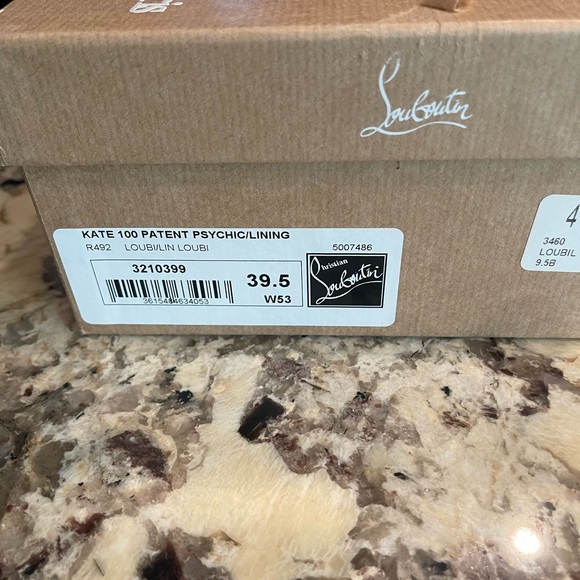 Brand New in Box Kate 100 Patent Christian Louboutins size 39.5 - Picture 7 of 8